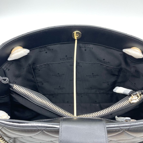 Kate Spade Large Carey Quilted Leather Tote Bag - Picture 8 of 10